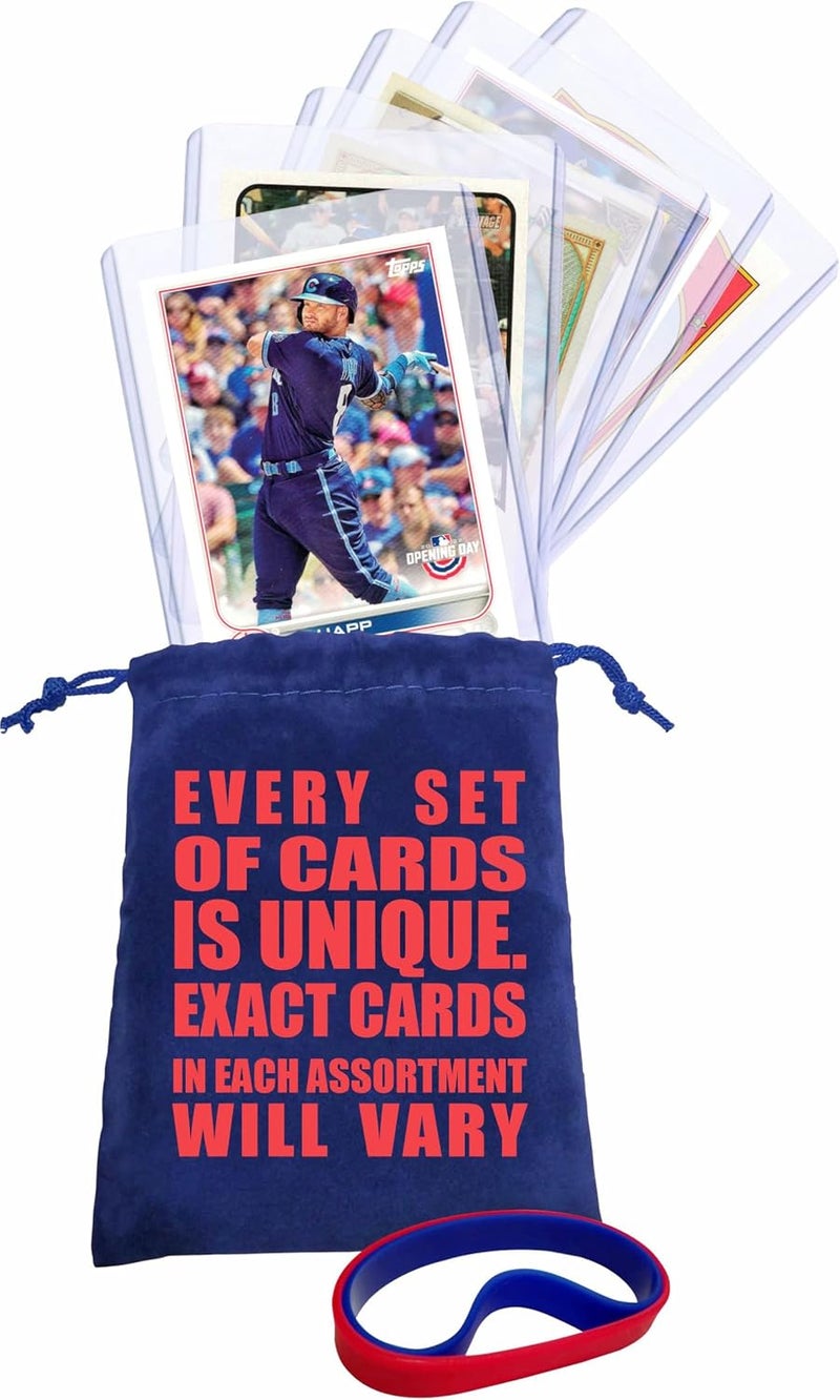 Chaser Chicago Cubs Baseball Cards: Pete Crow-Armstrong, Dansby Swanson, Ian Happ, Nico Hoerner, Kyle Tucker, Ryne Sandberg, Seiya Suzuki, Matthew Boyd ASSORTED Baseball Stars and GOATs Trading Card and Wristbands Gift Pack - Image 5